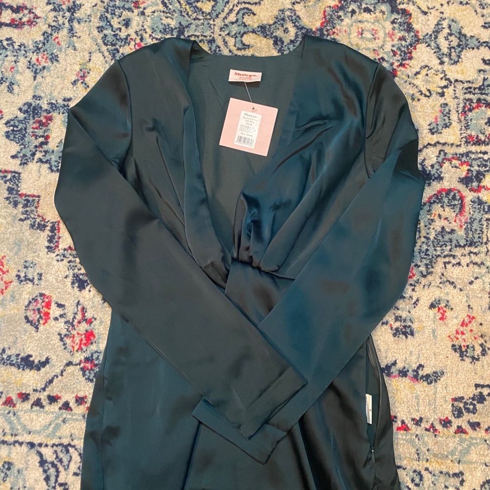 Showpo emerald green maxi dress